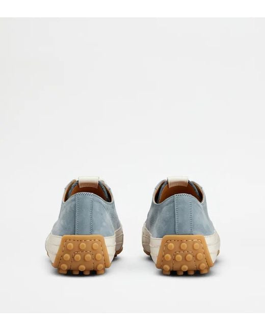 Tod's Blue Lace-Up Sneakers for men