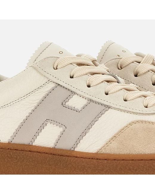 Hogan Multicolor Cool H Patch Platform Sneakers