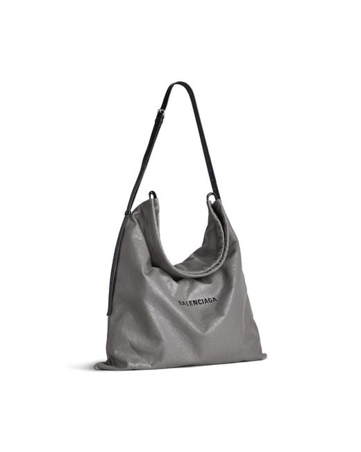Balenciaga Gray Large Dust Tote Bag for men