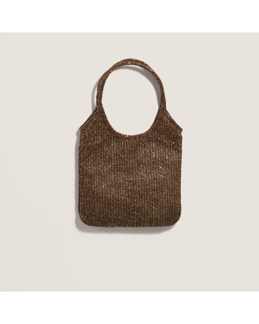 Miu Miu Brown Ivy Sequin Mesh Bag