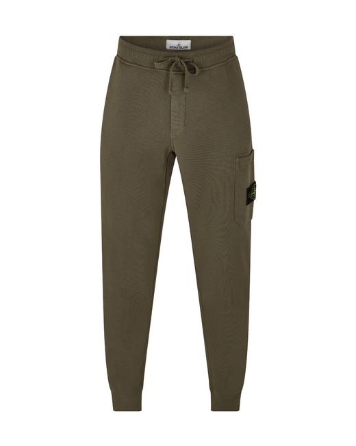 Stone Island Green Soft Knit Jogger Pants for men