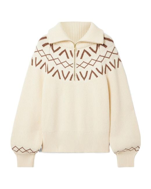 Varley Natural Half-Zip Sweater
