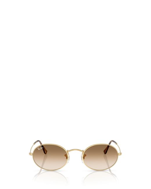 Ray-Ban Natural Oval Metal Sunglasses for men