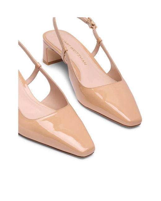 Stuart Weitzman Pink Baby Babette Slingback