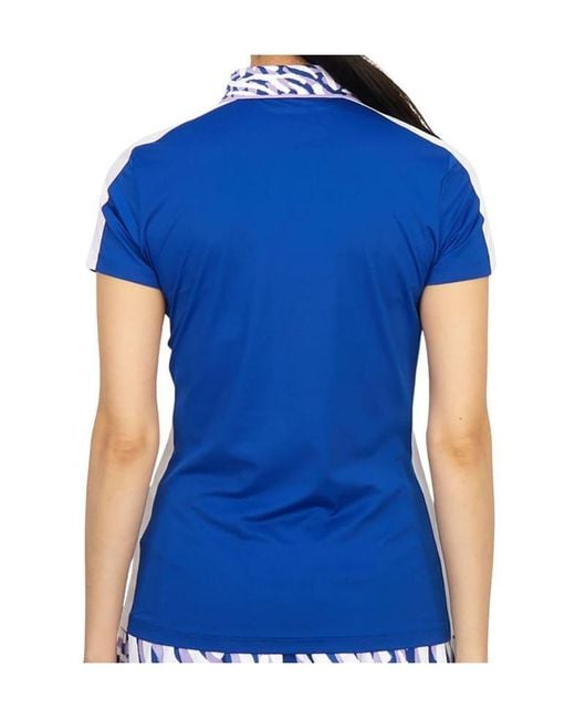 J.Lindeberg Blue Tilda Polo Shirt