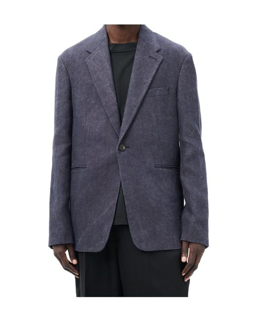 Our Legacy Blue Unconstructed Shinjuku Blazer for men