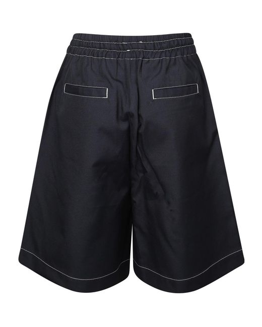 Sunnei Blue Elastic Waist Shorts for men