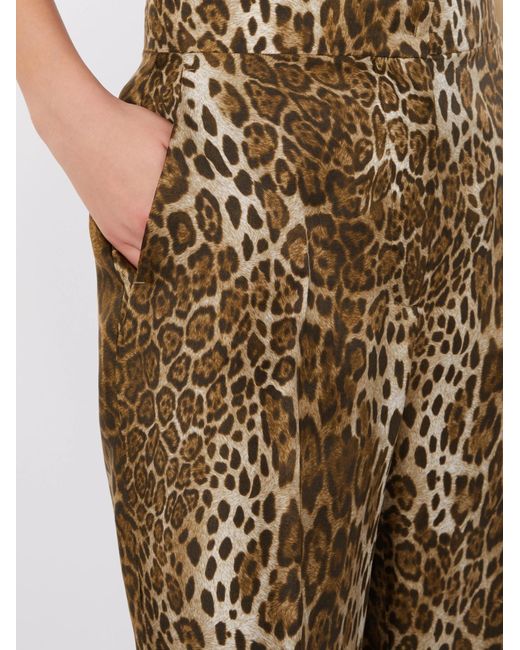 Max Mara Natural Studio Mstromana Pattern-Printed Trousers