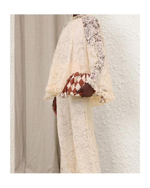 Zimmermann Natural Carousel Lace Angel Blouse