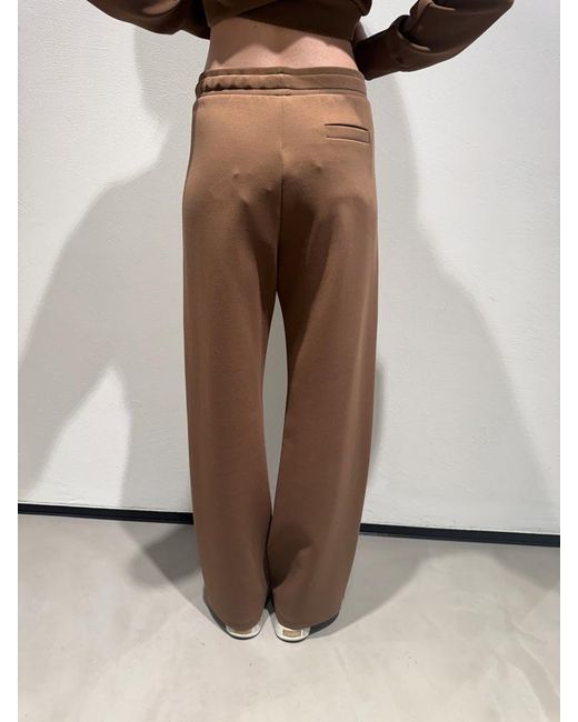 Max Mara Natural Elastic Waist Casual Pants