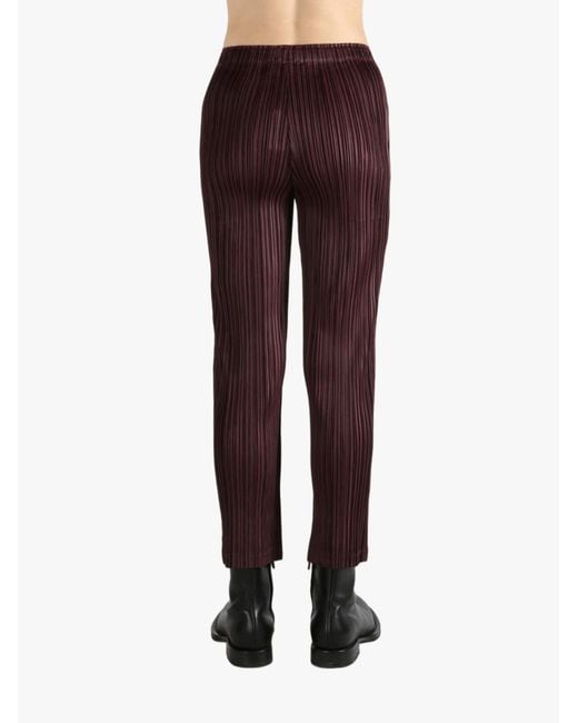 Pleats Please Issey Miyake Purple Pleats Please Issey Miyake Thicker Bottoms 1 Trousers