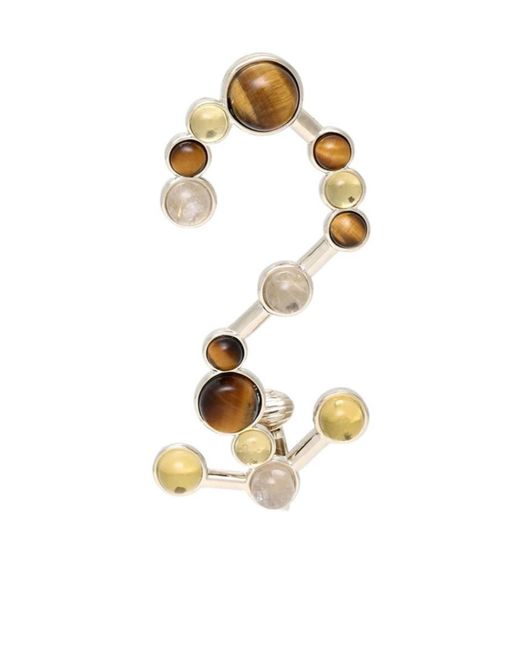 Chloé White Structural Earrings