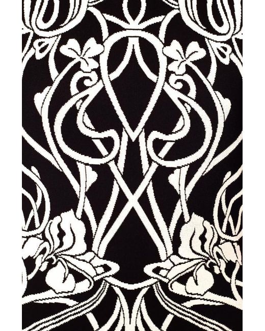 McQueen Black Embroidered Dress