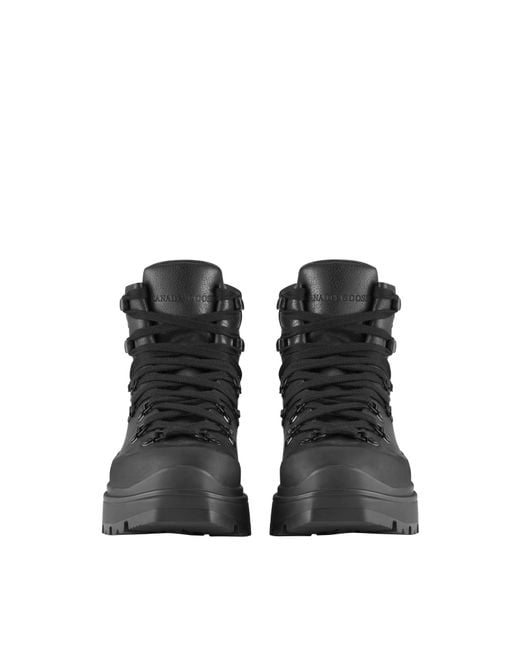 Canada Goose Black Journey Lace-Up Hiking Boots