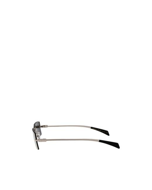 Ferragamo White Ferragamo Eyewear Aviator Sunglasses