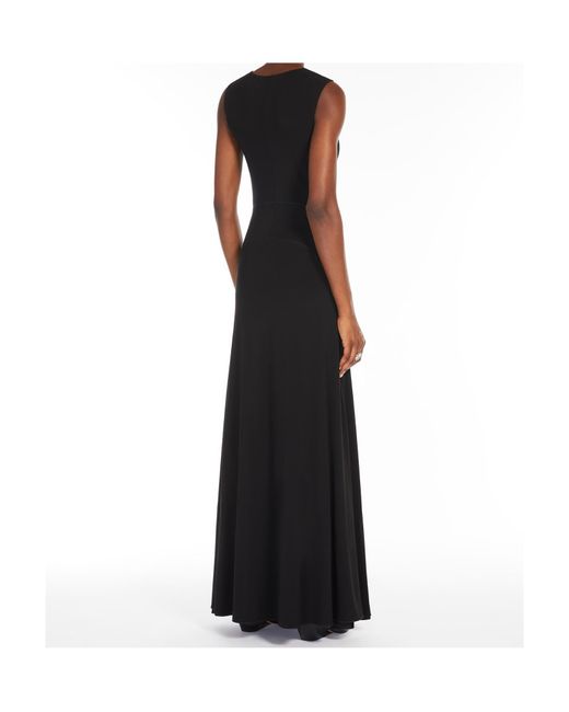 Sportmax Black Attore Crewneck Sleeveless Dress
