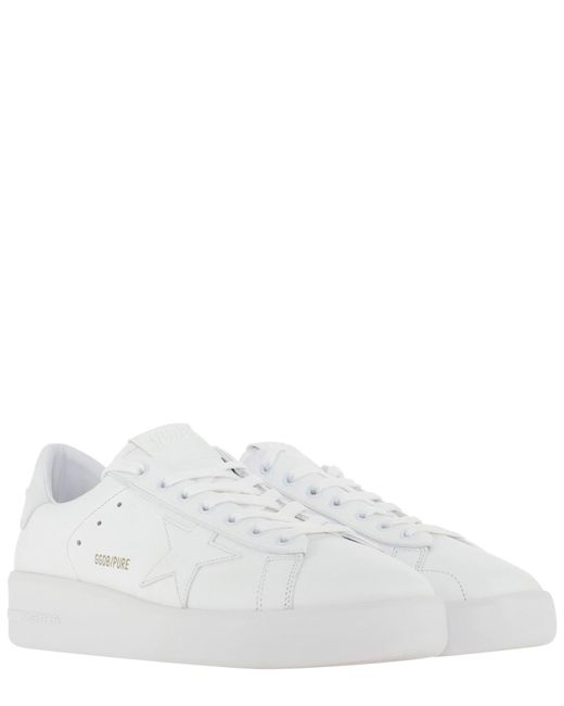 Golden Goose Deluxe Brand White Purestar Sneakers for men