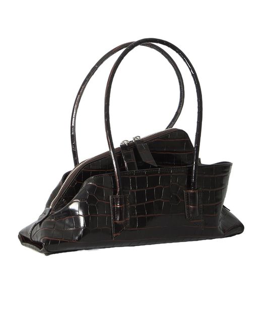 The Attico Black Zippered Handbag