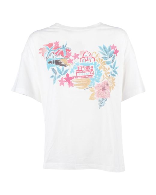 Ermanno Scervino White Short-Sleeved T-Shirt