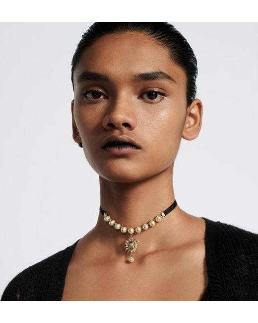 Dior Multicolor Toile De Jouy Soleil Choker