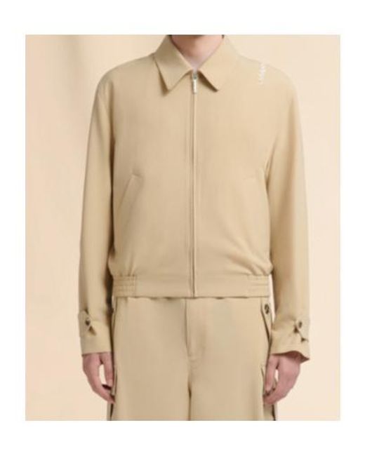 Marni Natural Logo Embroidered Jacket for men