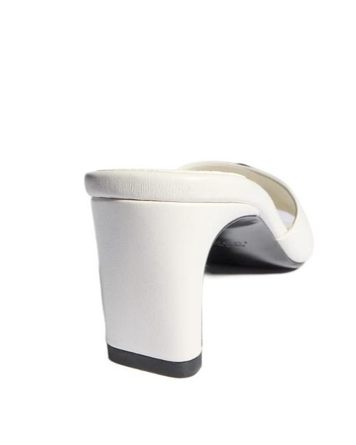 Gucci White Double G Slide Sandals