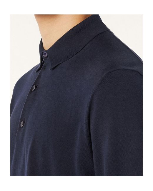Loro Piana Blue Ice Wish Polo Shirt for men