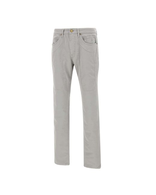 Jeckerson Gray John Slim-Fit Pants for men
