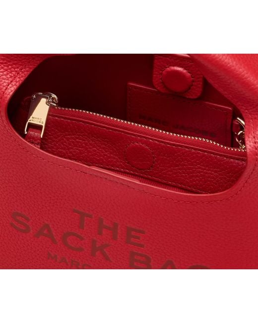 Marc Jacobs Purple The Mini Logo Patch Sack Bag