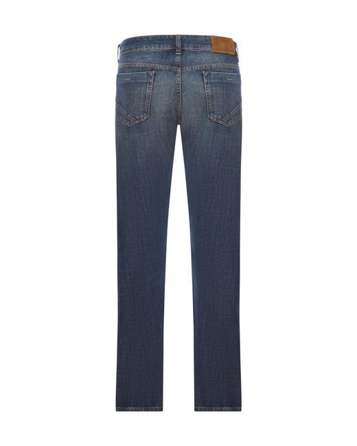 Incotex Blue Five-Pocket Jeans for men