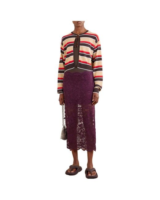 Rabanne Red Simple Cardigan