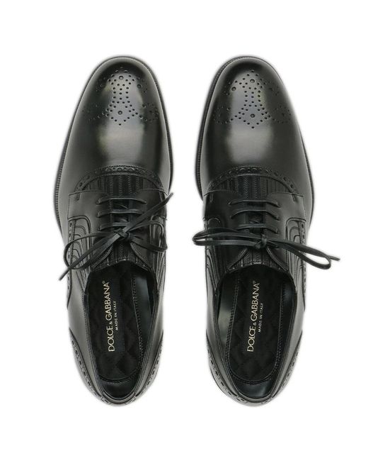 Dolce & Gabbana Black Logo Casual Business Shoes for men