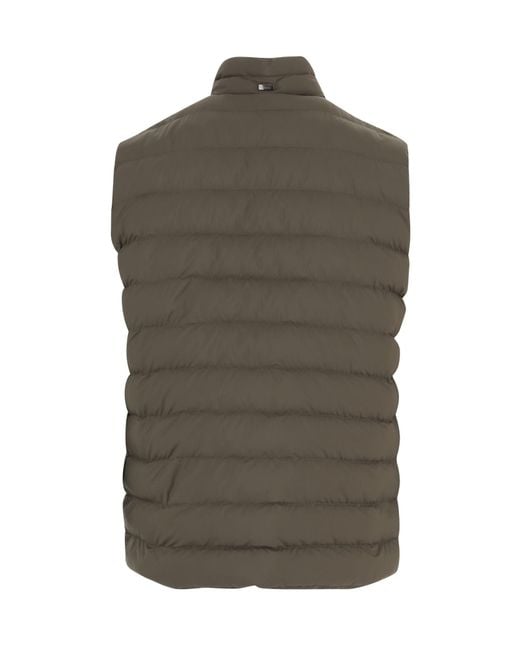 Herno Green Vests for men