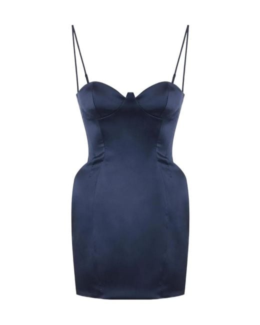 Elisabetta Franchi Blue Mini Dress
