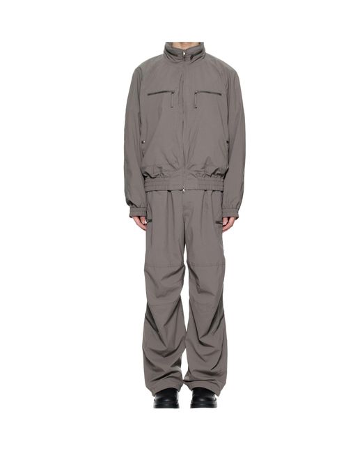Wooyoungmi Gray Zip Detail Jacket for men