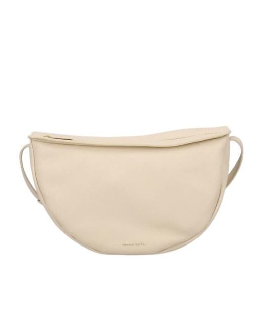 Mansur Gavriel Natural Moon Crossbody Bag
