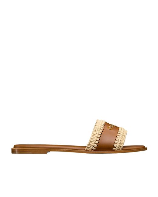 Dior Brown Iviera D-Lane Slide