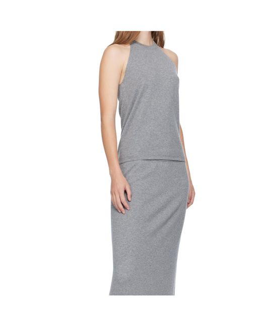 Lisa Yang Gray Bria Tank Top