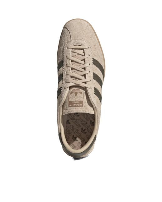 Adidas Originals Brown Textured Low-Top Sneakers for men