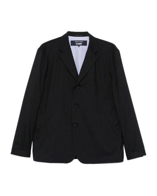 Comme des Garçons Black Wool Jacket for men