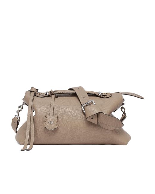 Fendi Natural By The Way Selleria Large Shoulder Bag