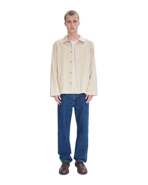 A.P.C. Natural Long-Sleeved Casual Jacket for men