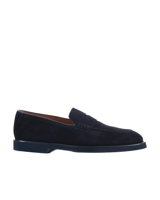Doucal's Blue Earth Loafers for men
