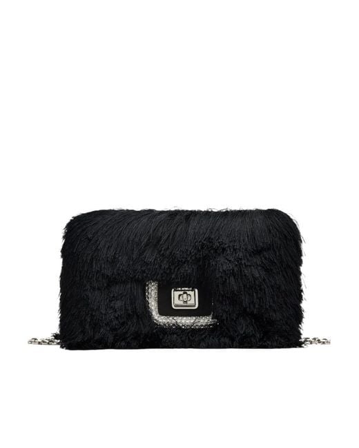 Roger Vivier Black Chain Shoulder Bag