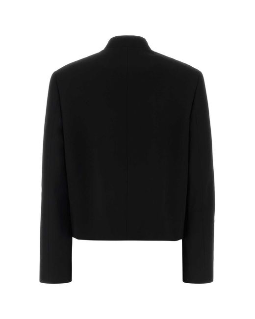 Jil Sander Black Straight Fit Jacket