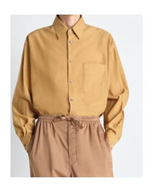 Lemaire Natural Classic Pocket Shirt for men