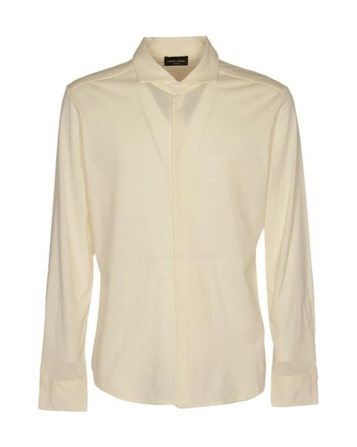 Roberto Collina White Long Sleeve Shirt for men