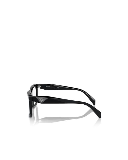 Prada White Eyewear Rectangular Frame Glasses