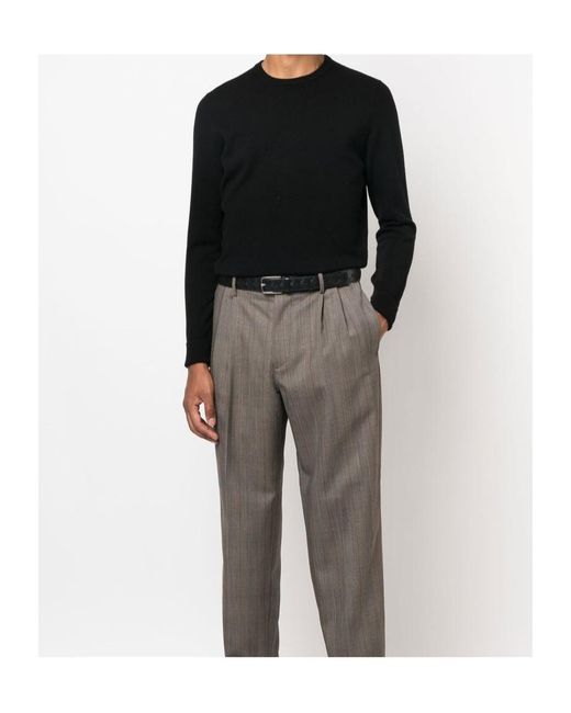 Drumohr Blue Crew Neck Cashmere Sweater for men