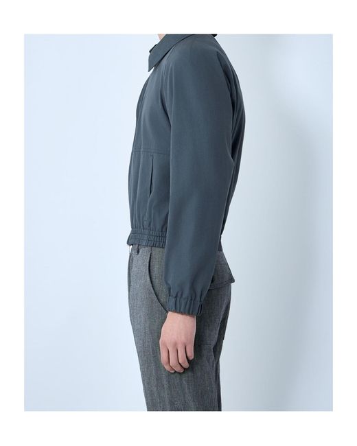 Dries Van Noten Blue Vinnys Reversible Bomber Jacket for men